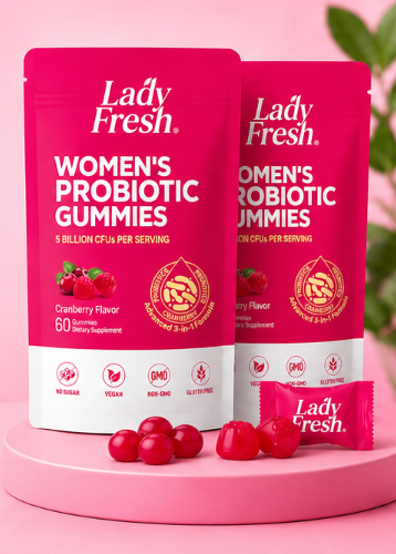 60pcs Women's Probiotic Cranberry Gummies For Vaginal & Urinary Health, Digestive Health Support Berry Flavor Dietary Supplement