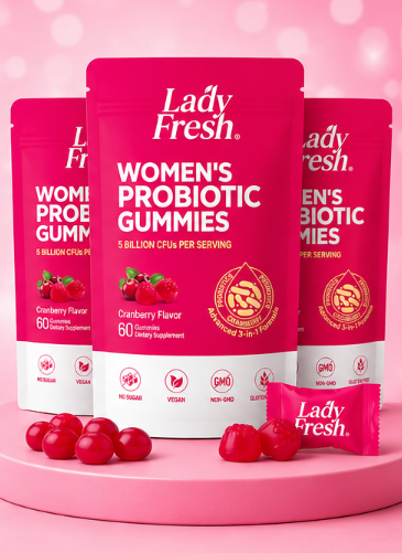 60pcs Women's Probiotic Cranberry Gummies For Vaginal & Urinary Health, Digestive Health Support Berry Flavor Dietary Supplement
